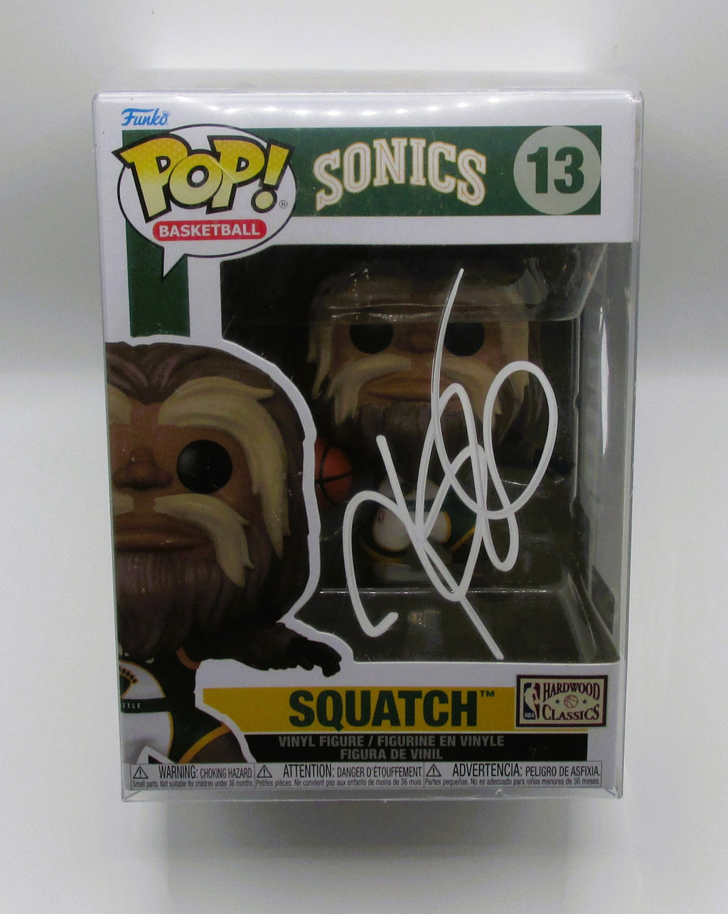 Kevin Durant Signed Funko In Case With COA (152316) (Sonics)
