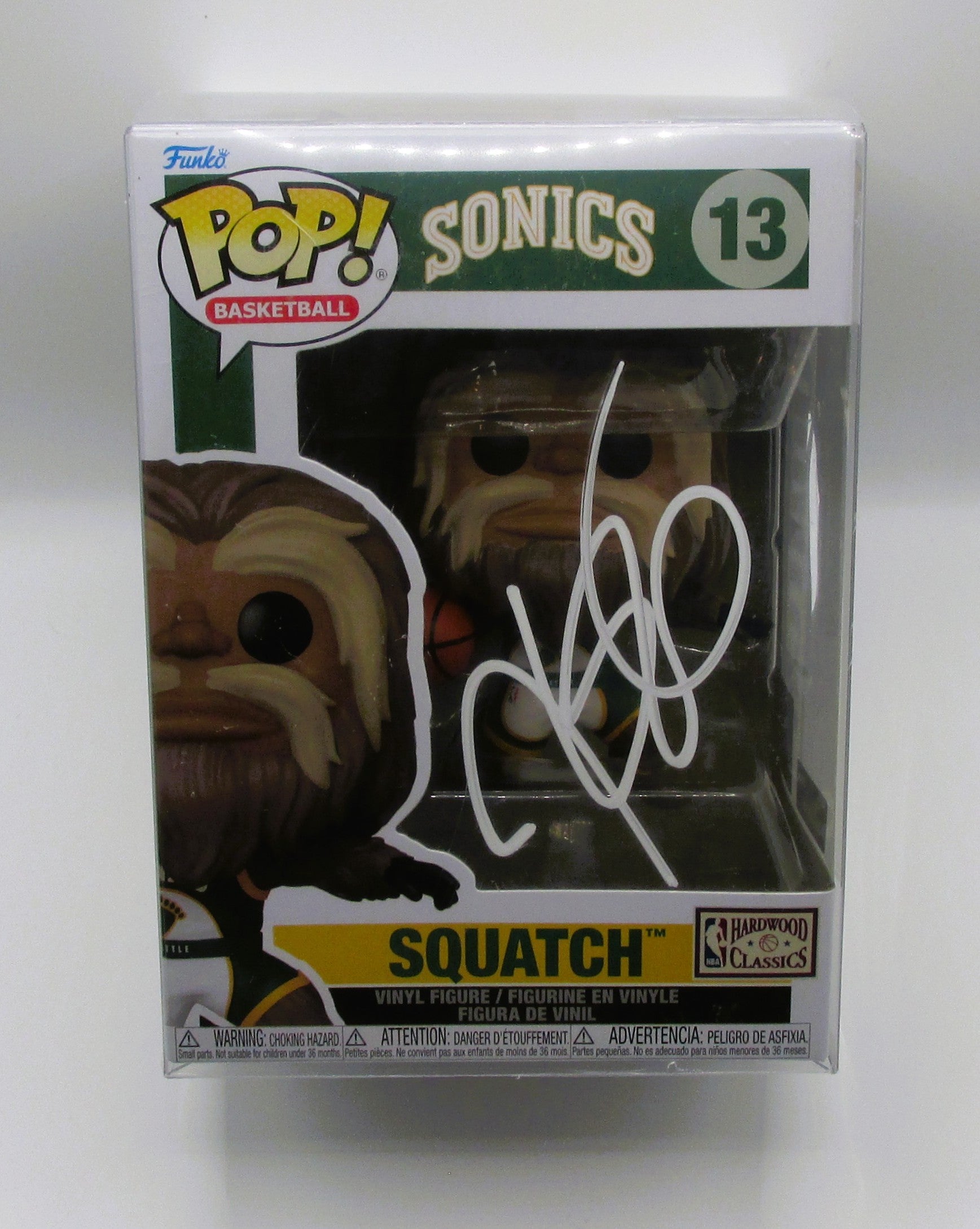 Kevin Durant Signed Funko In Case With COA (152316) (Sonics)