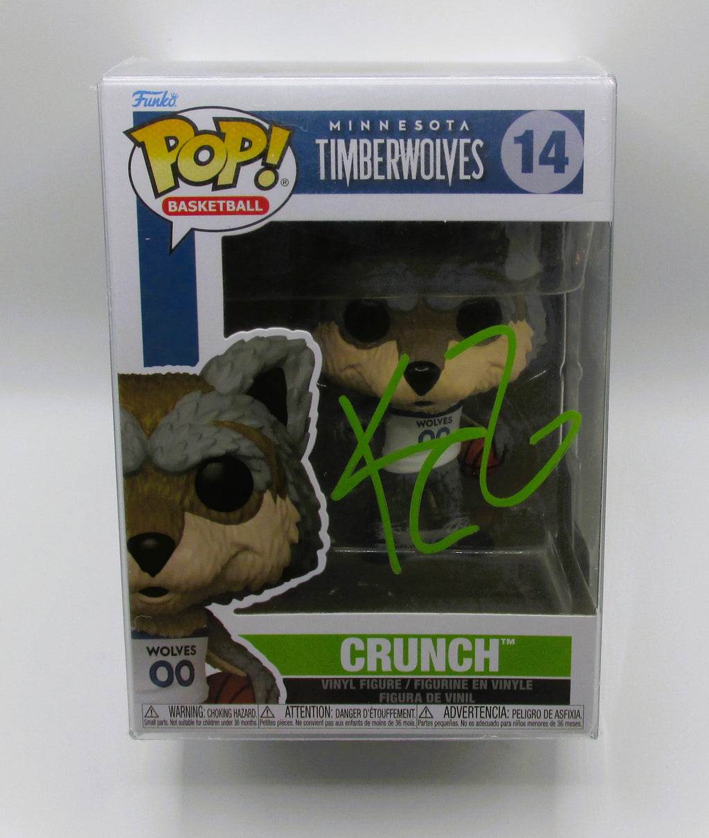 Kevin Garnett Signed Funko In Case With COA (152042) (Timberwolves)