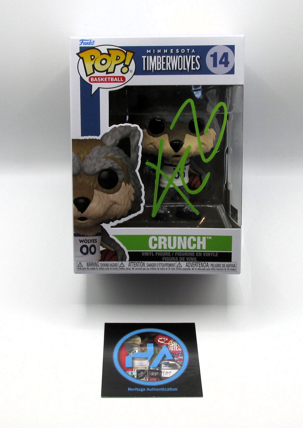 Kevin Garnett Signed Funko With COA (152038) (Timberwolves)