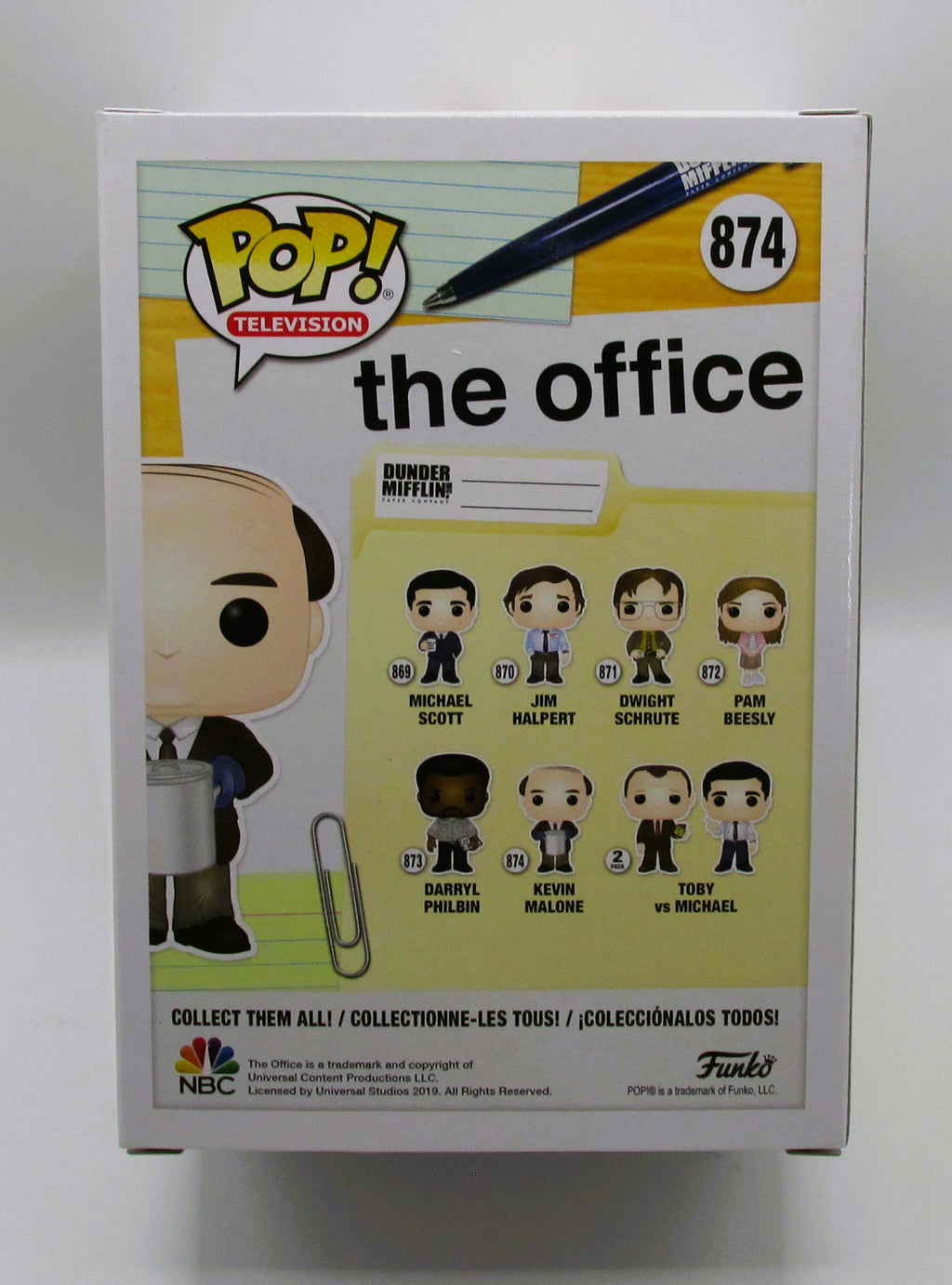 Kevin Malone (Brian Baumgartner) Signed Funko In Case With COA (The Office)