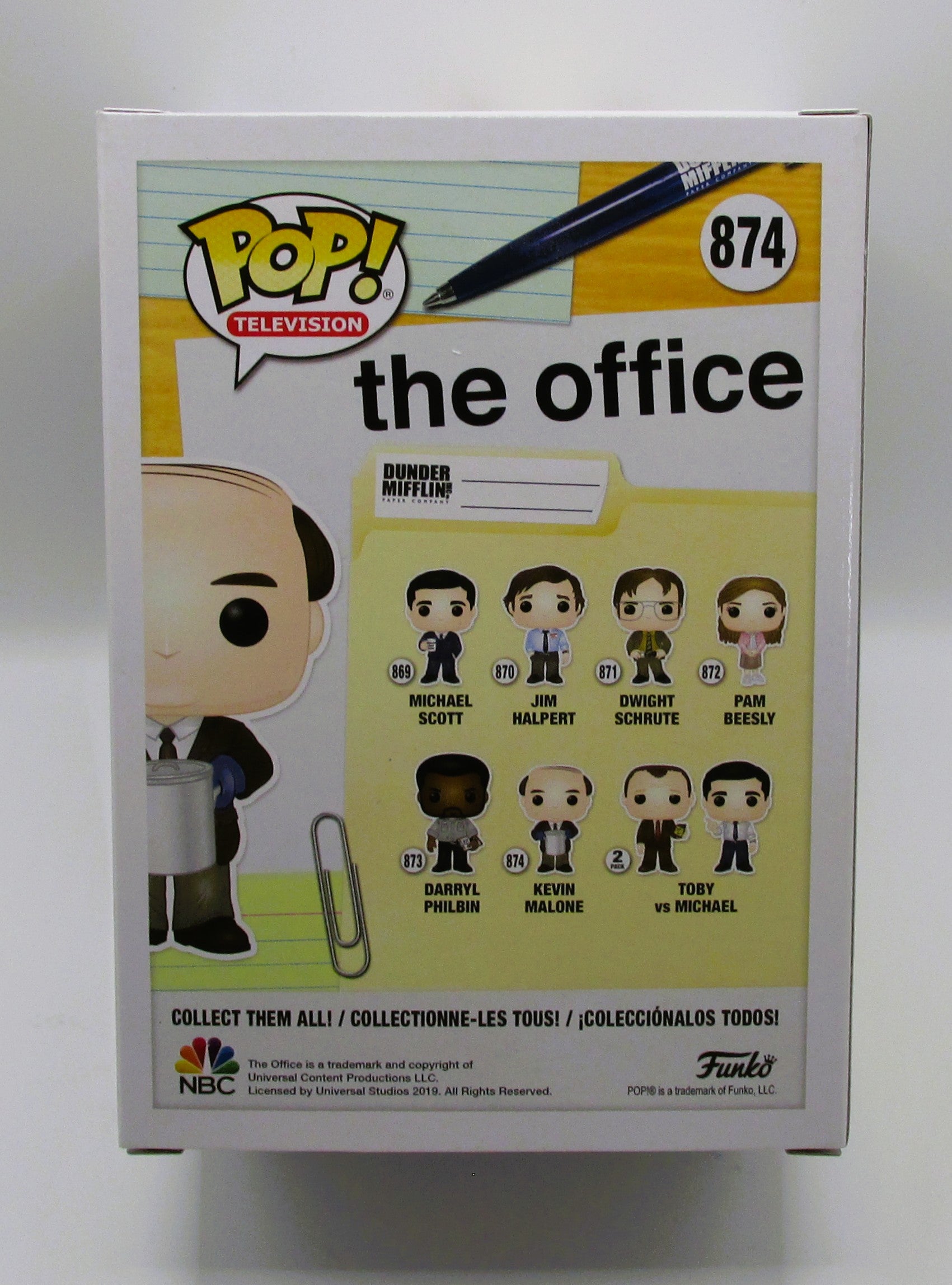 Kevin Malone (Brian Baumgartner) Signed Funko In Case With COA (The Office)