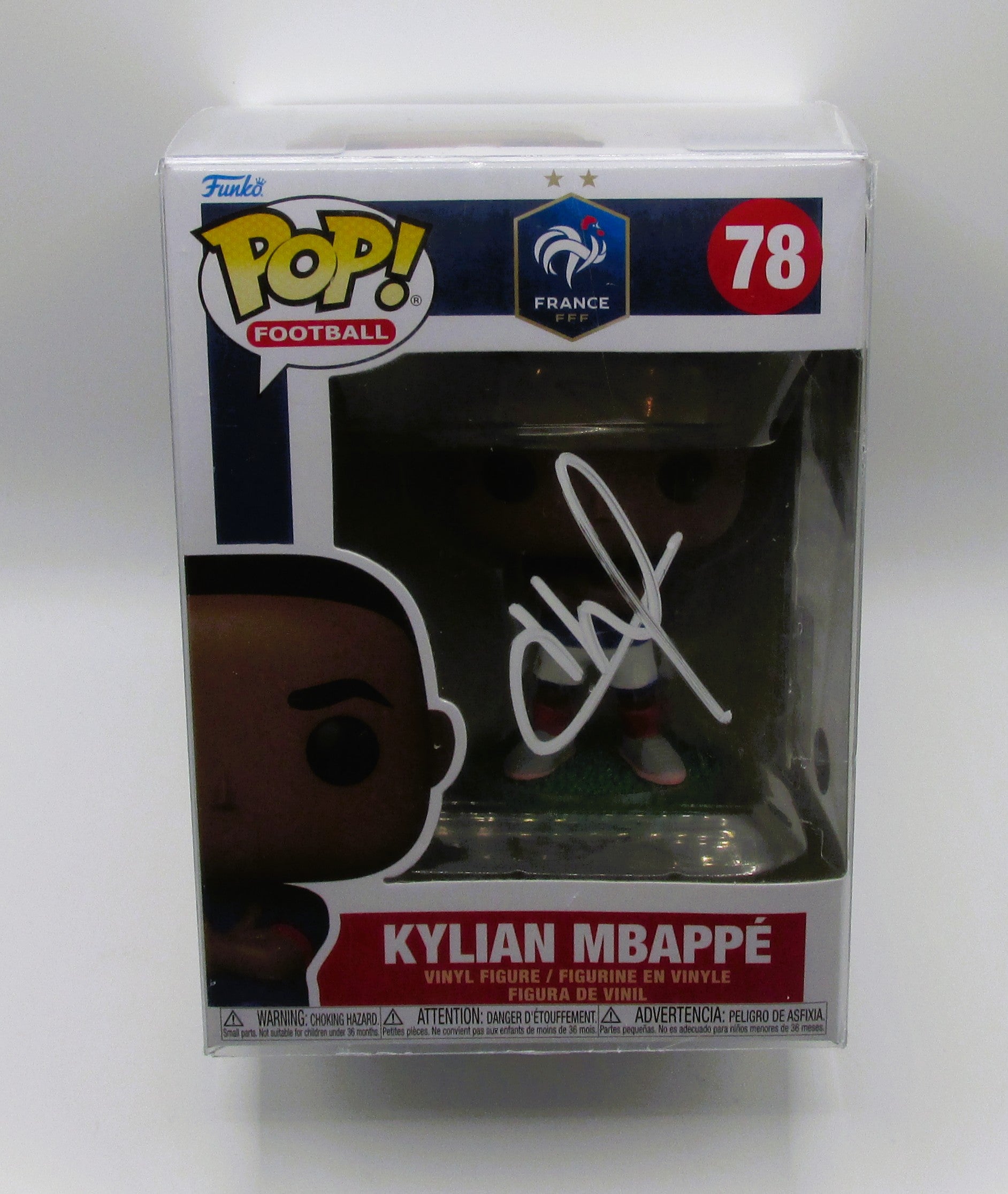Kylian Mbappe Signed Funko in Case With COA (PC483368) (France)