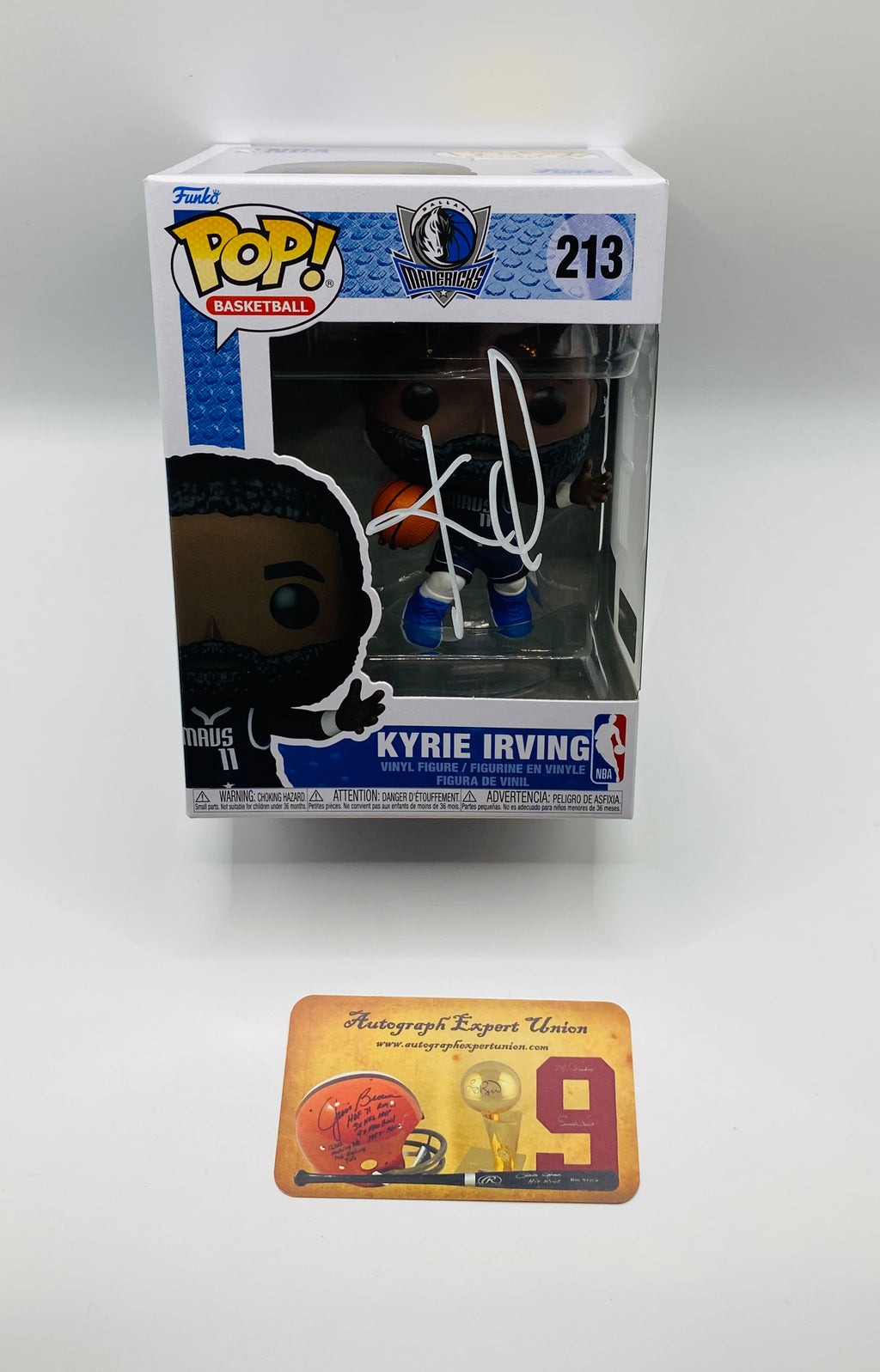Kyrie Irving Signed Funko In Case With COA (120089) (Mavericks)