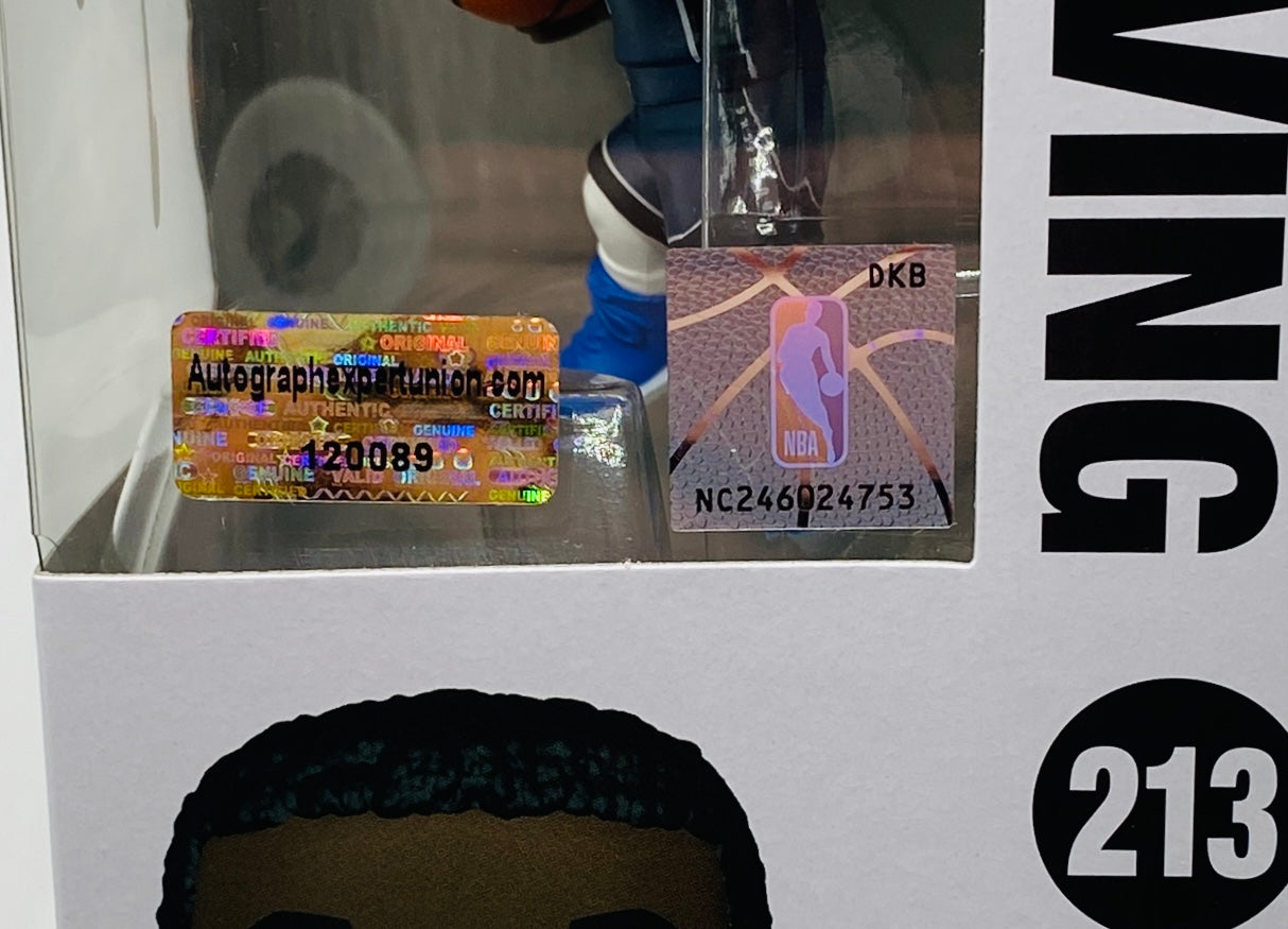 Kyrie Irving Signed Funko In Case With COA (120089) (Mavericks)