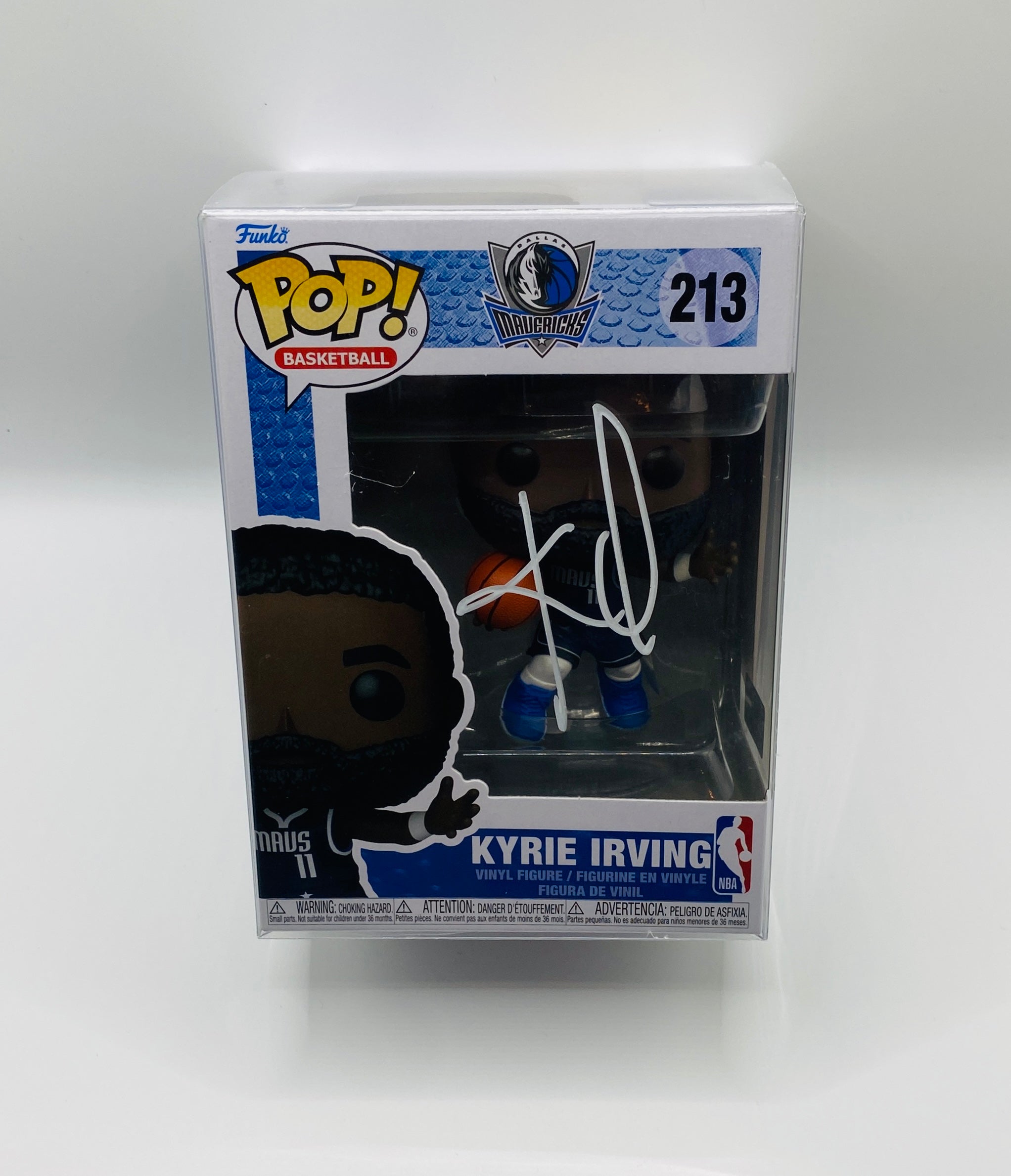 Kyrie Irving Signed Funko In Case With COA (120089) (Mavericks)