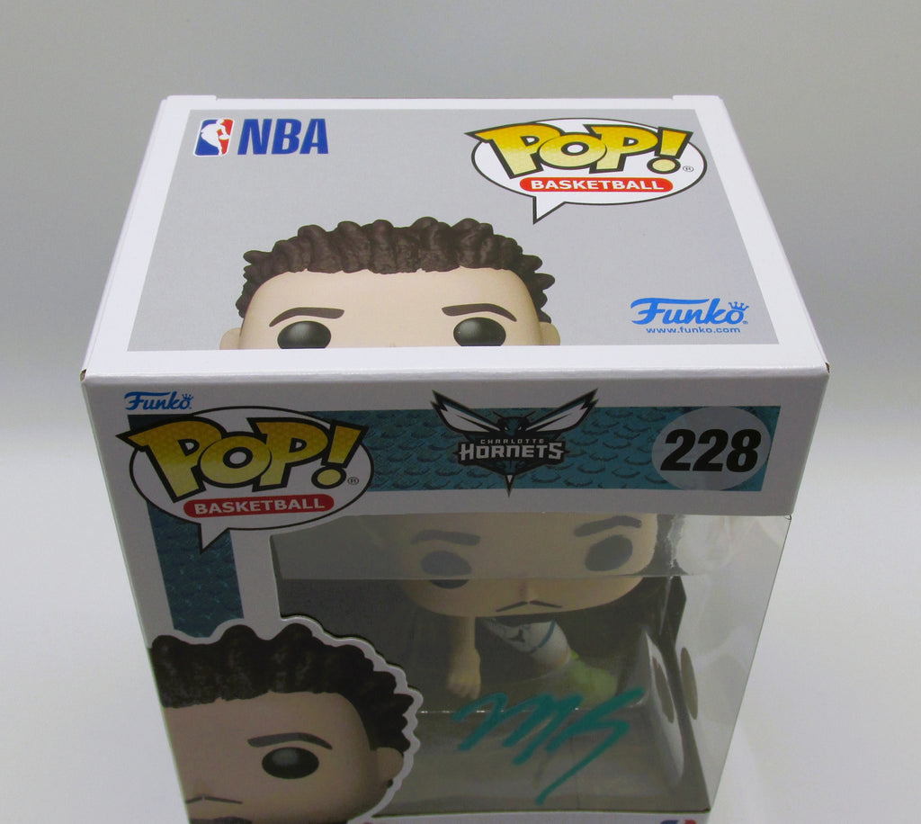LaMelo Ball Signed Funko In Case With COA (A52593) (Hornets)