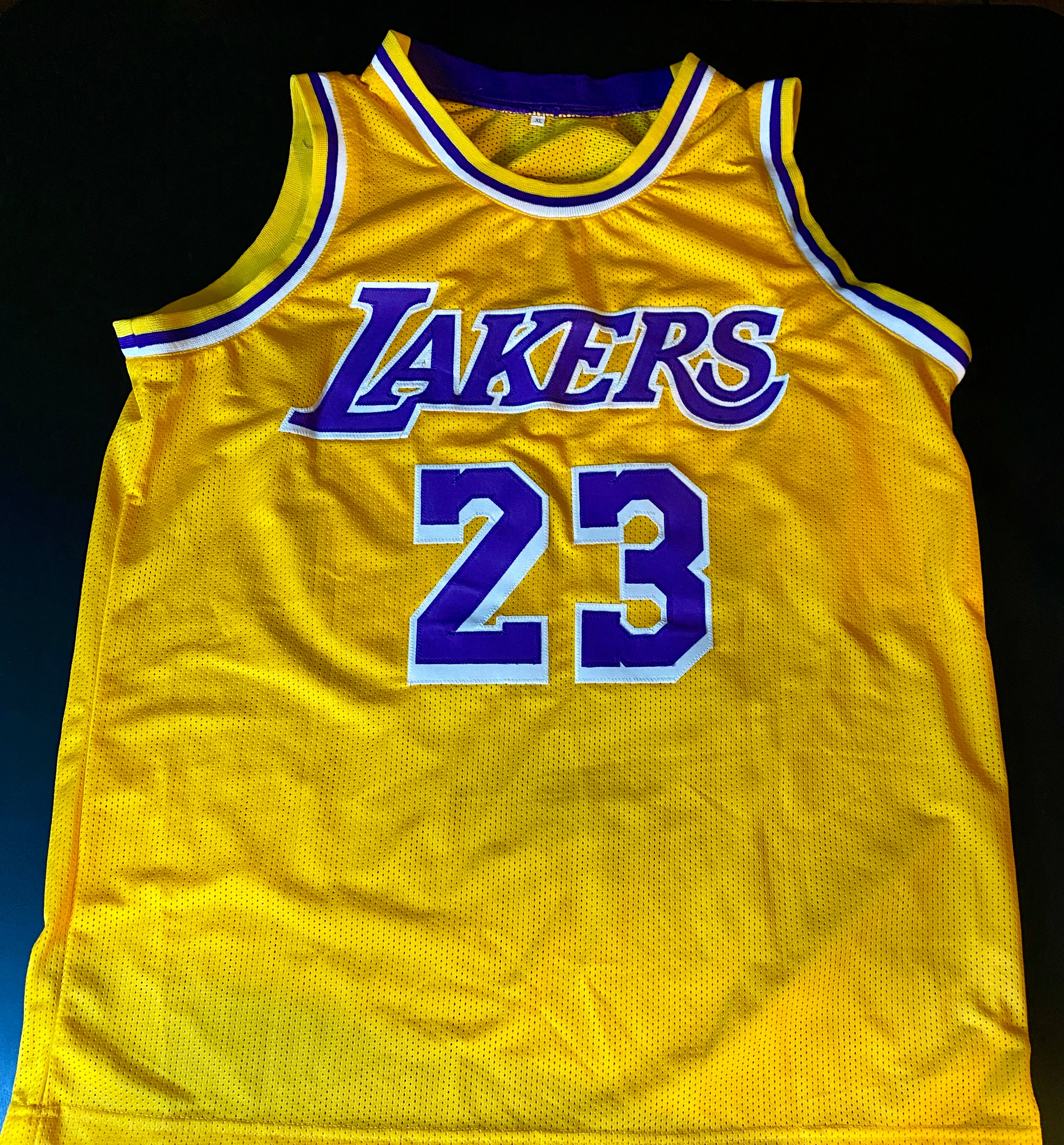 LeBron James Signed and Framed Jersey With COA (PC605044) (Lakers)