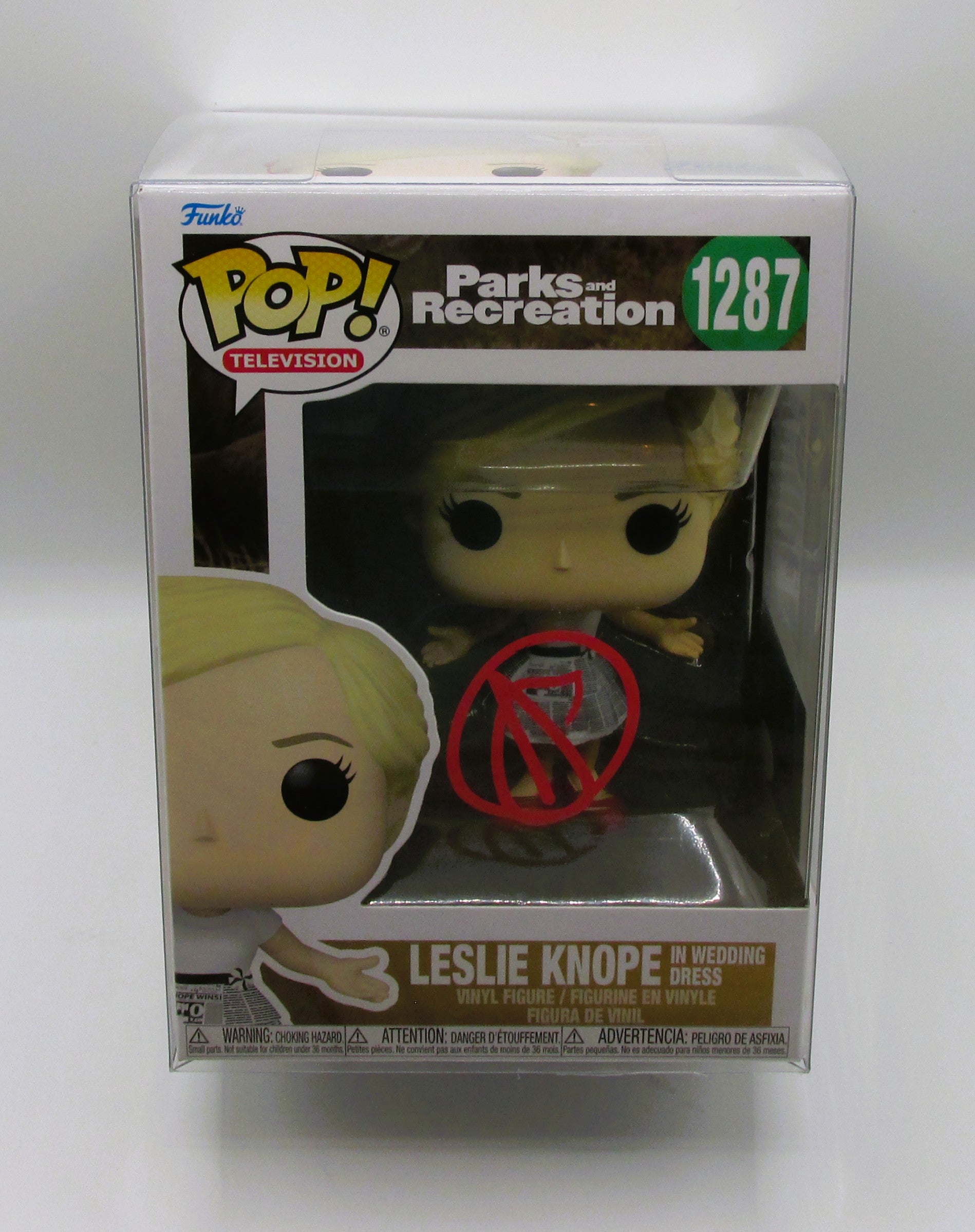 Leslie Knope (Amy Poehler) Signed Funko In Case With COA (A53801)(Parks and Rec)