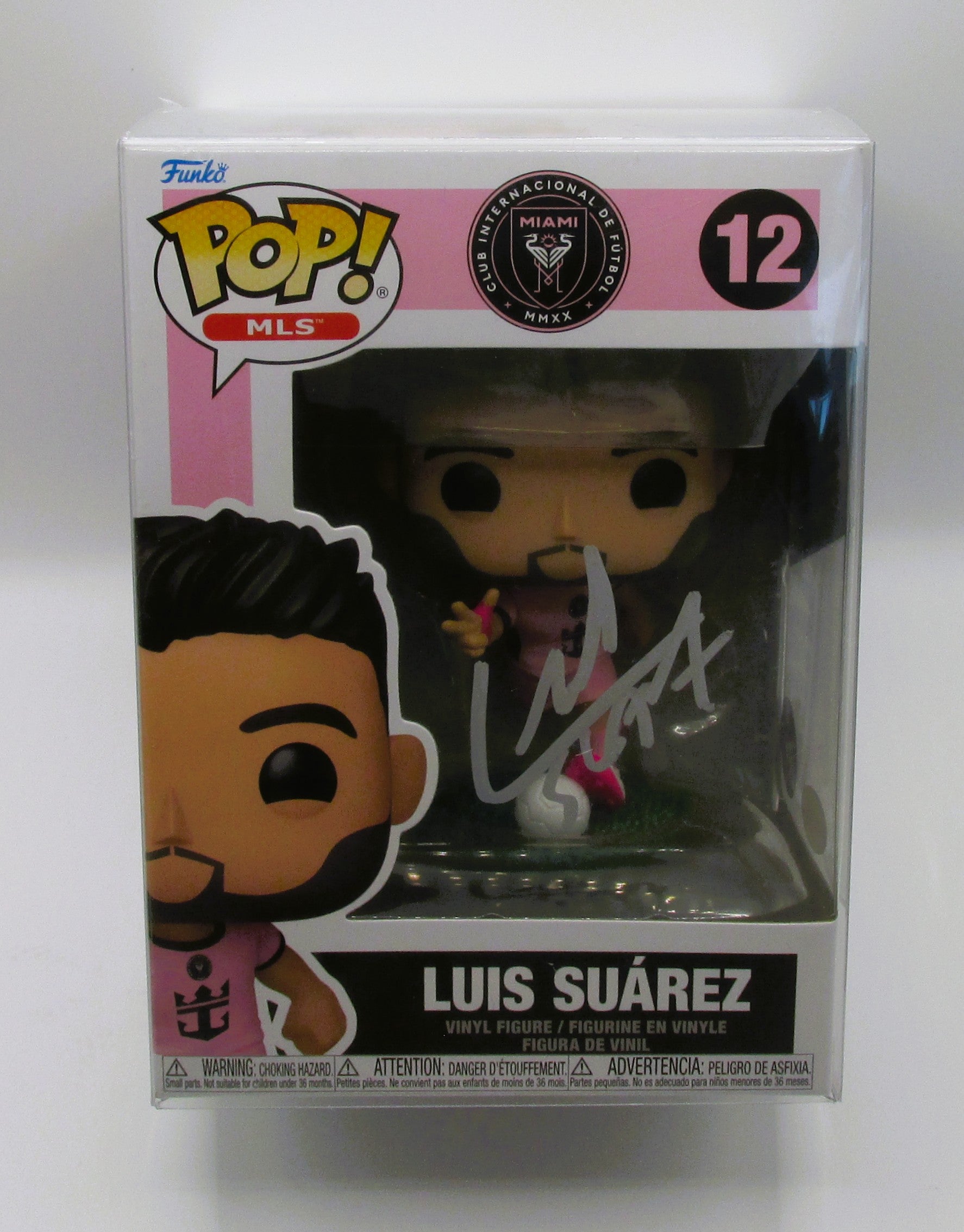 Luis Suarez Signed Funko In Case With COA (A53950) (Inter Miami FC)