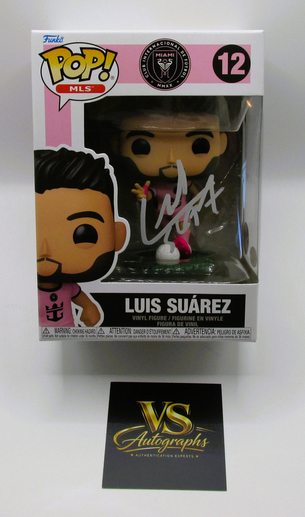 Luis Suarez Signed Funko In Case With COA (A53950) (Inter Miami FC)