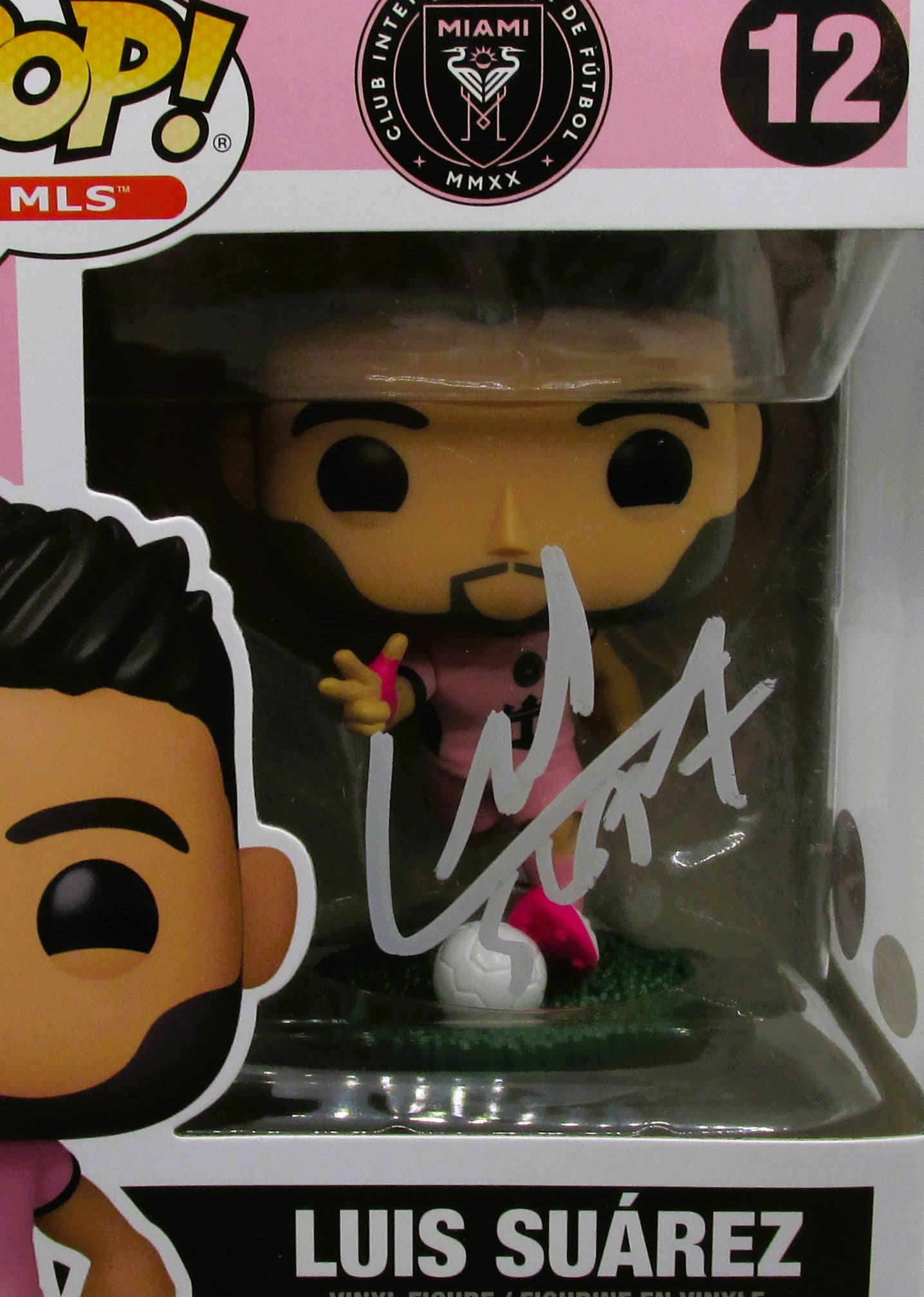 Luis Suarez Signed Funko In Case With COA (A53950) (Inter Miami FC)