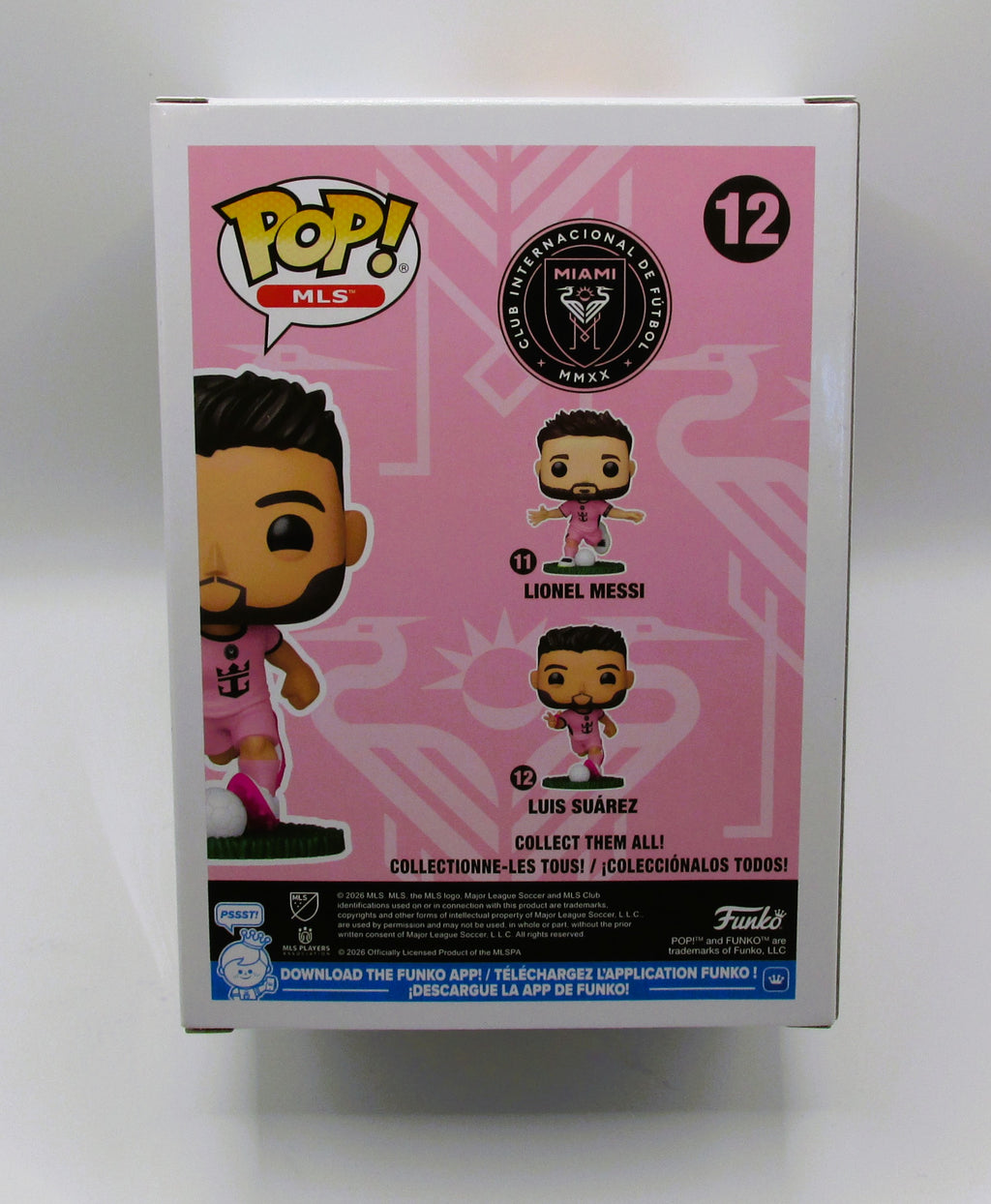 Luis Suarez Signed Funko In Case With COA (A53950) (Inter Miami FC)