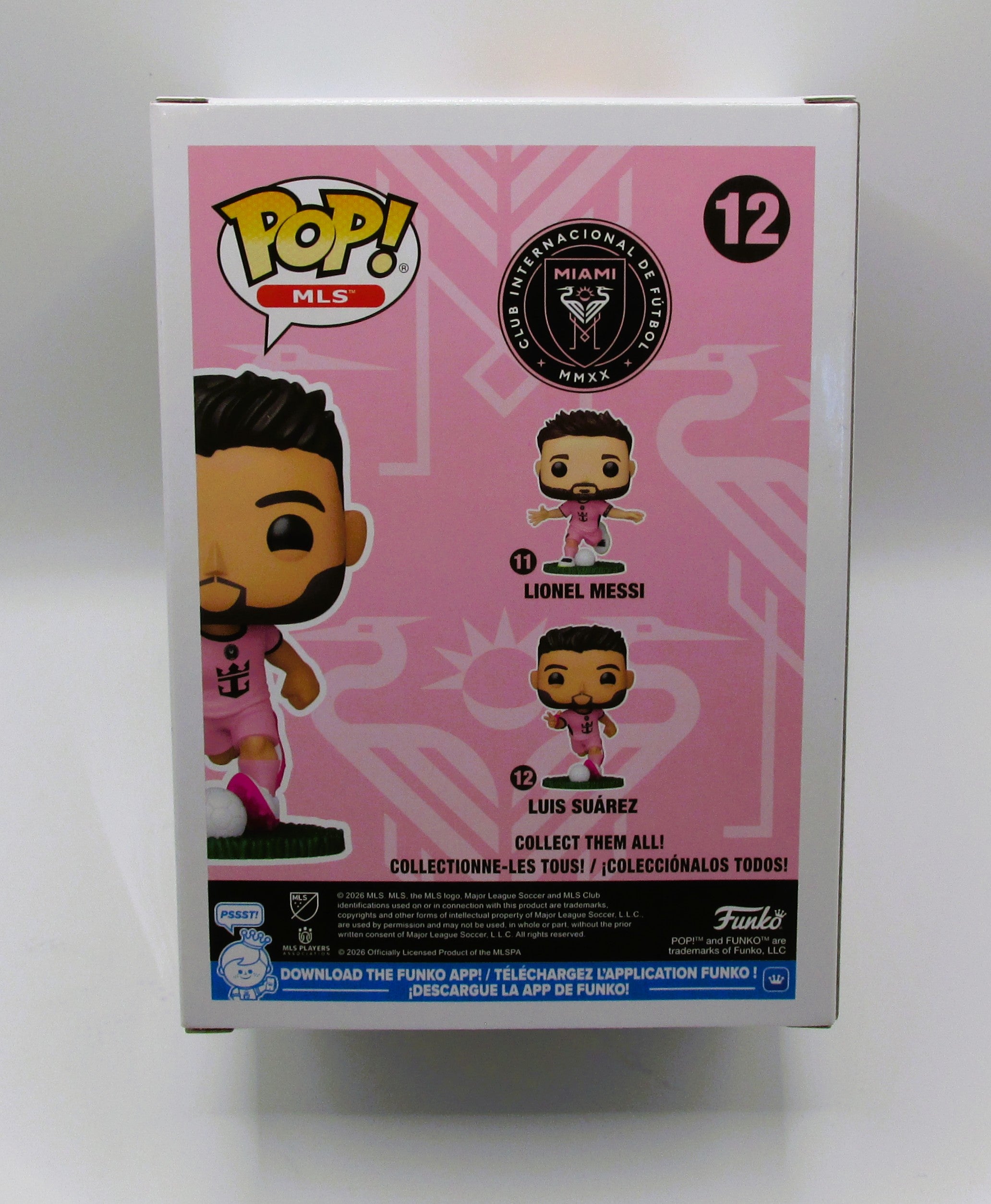 Luis Suarez Signed Funko In Case With COA (A53950) (Inter Miami FC)