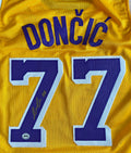 Luka Doncic Signed Jersey With COA (A45489) (Lakers)