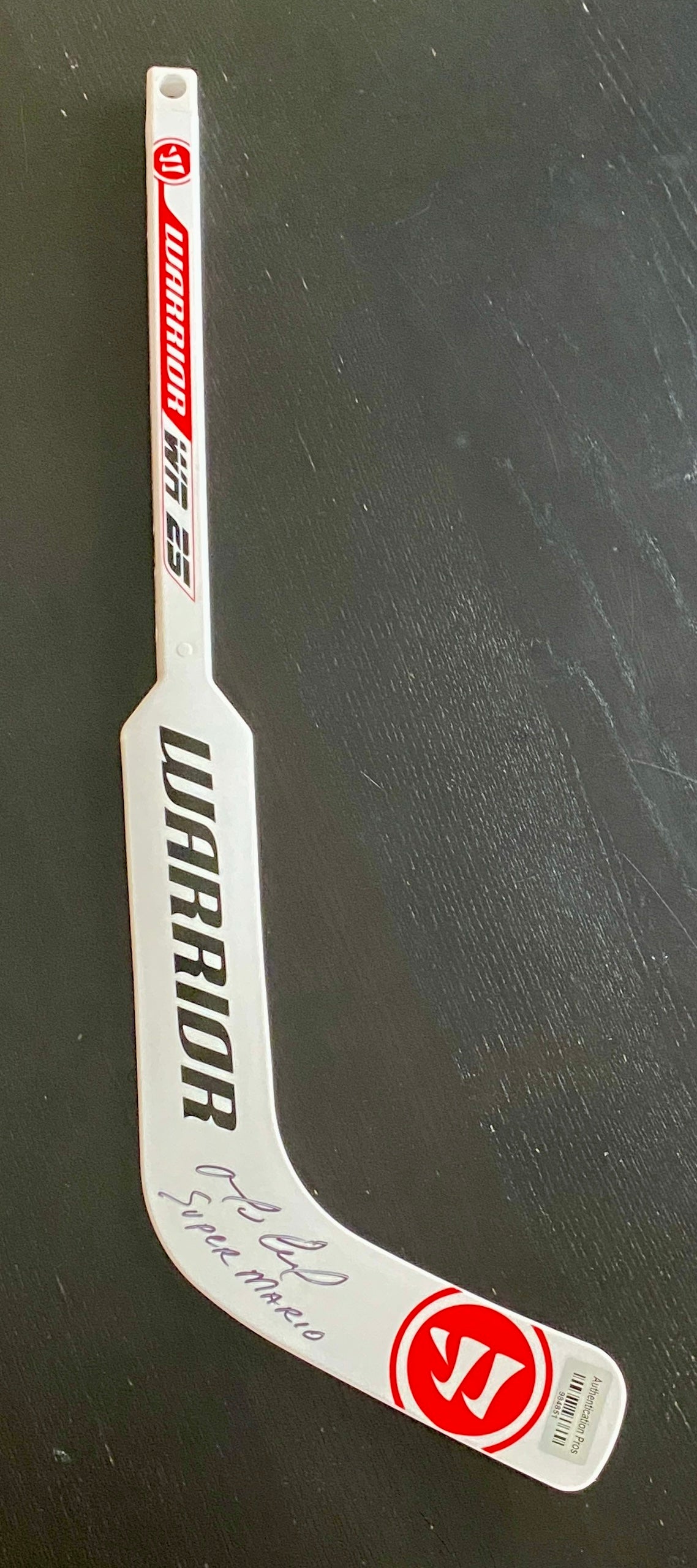 Mario Lemieux Signed Mini Hockey Stick (~21 inches) With COA (984851) (Penguins)