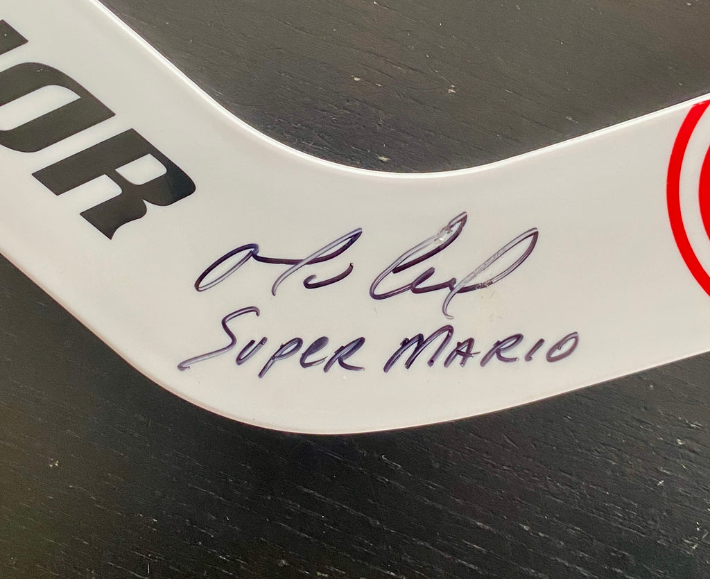 Mario Lemieux Signed Mini Hockey Stick (~21 inches) With COA (984851) (Penguins)