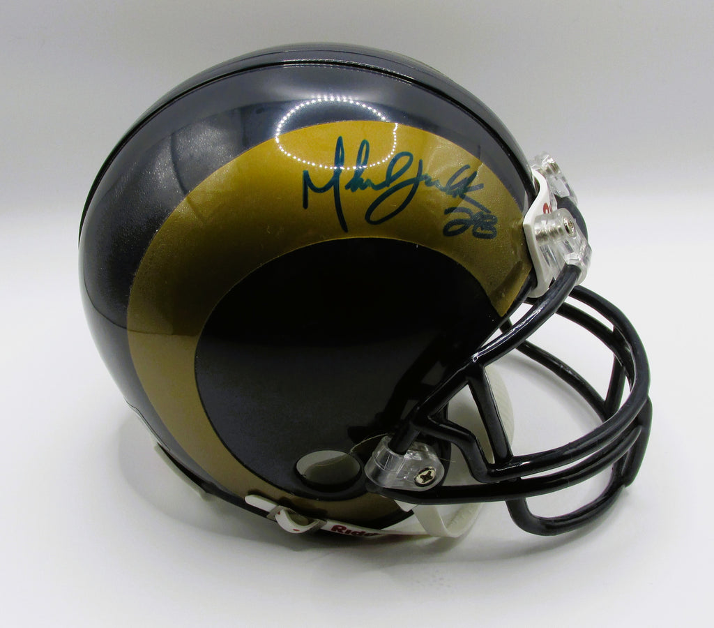 Marshall Faulk Signed Mini Helmet With COA (2371097) (Rams)
