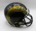 Marshall Faulk Signed Mini Helmet With COA (2371097) (Rams)