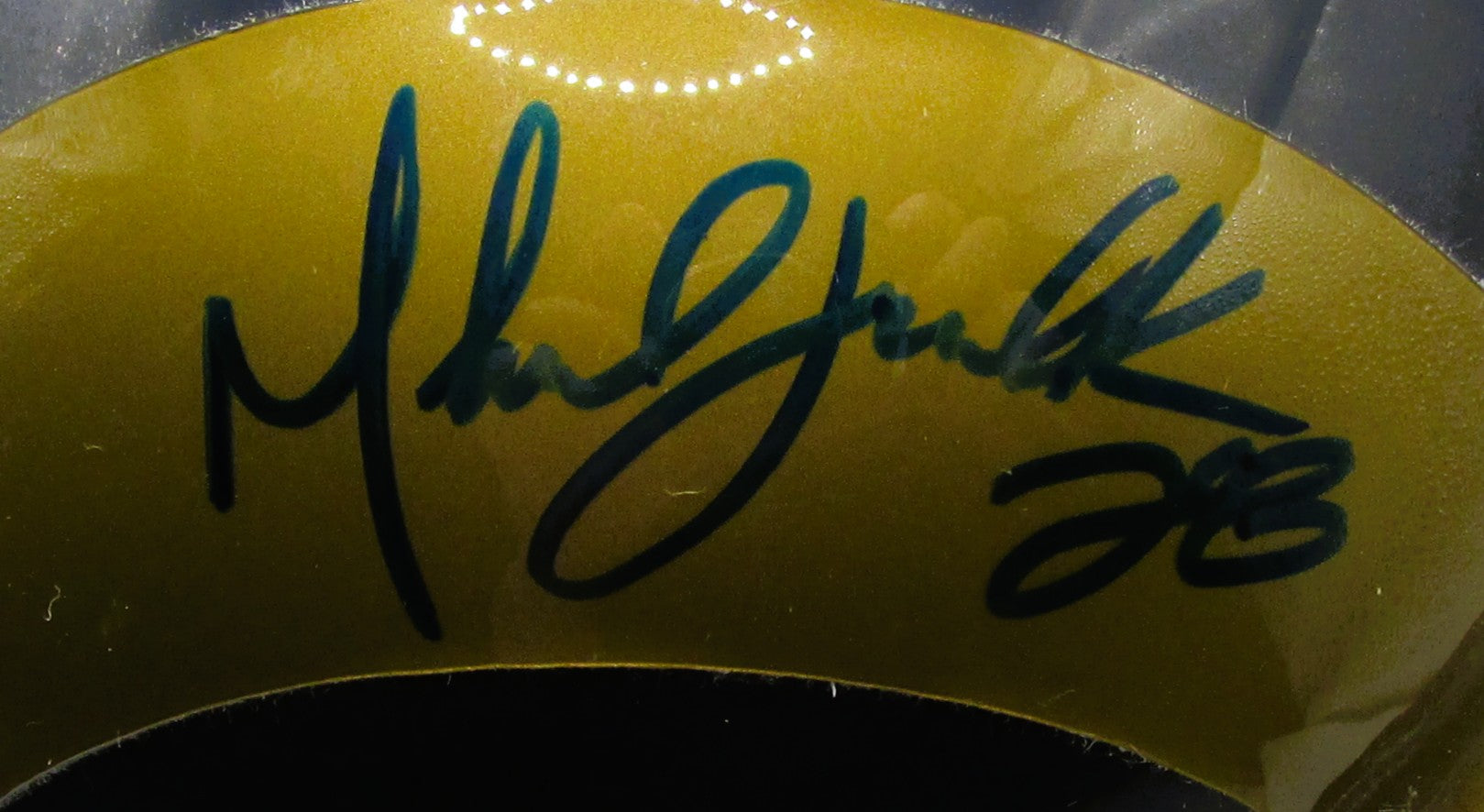 Marshall Faulk Signed Mini Helmet With COA (2371097) (Rams)