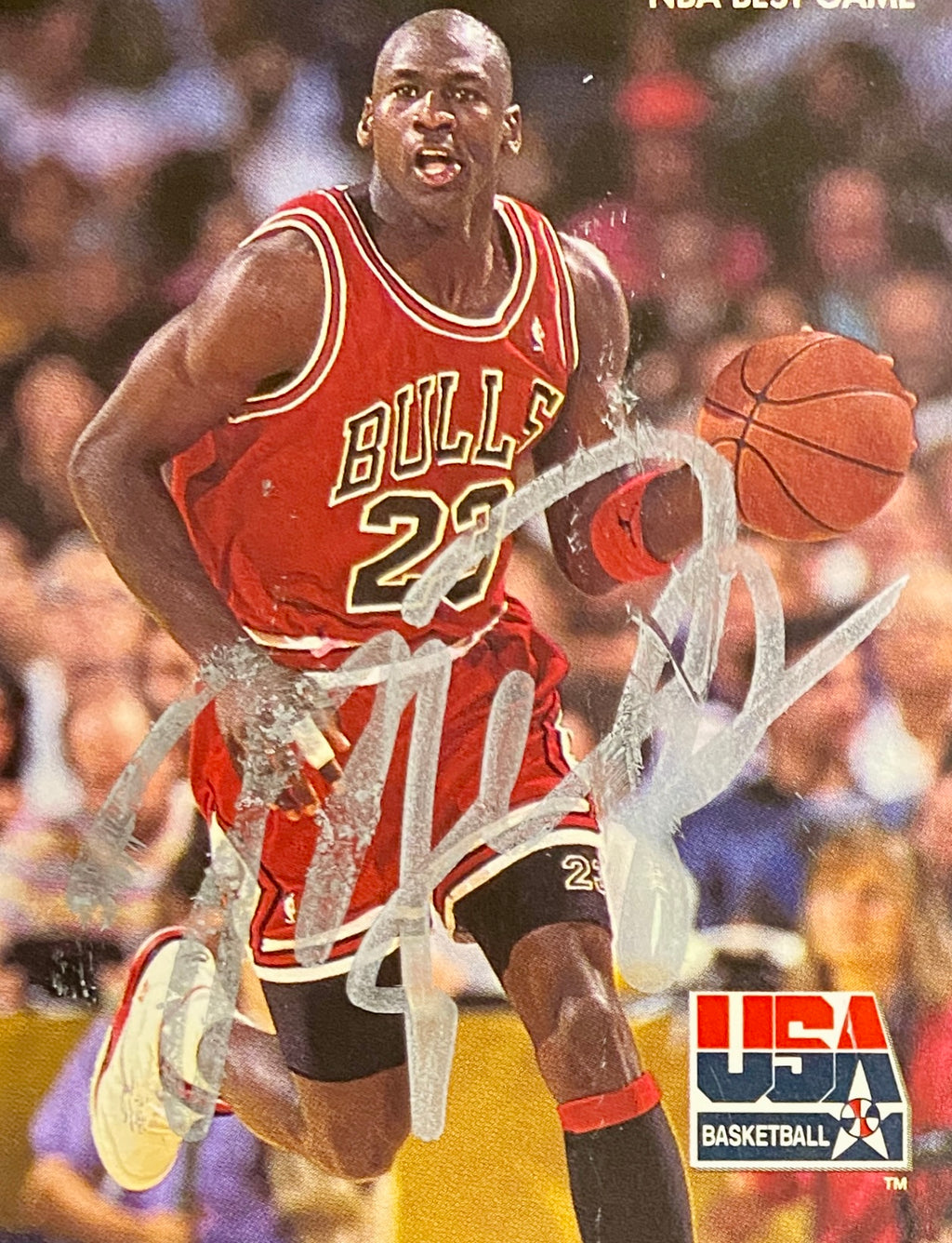 Michael Jordan Signed Card With COA (120949) (Bulls)