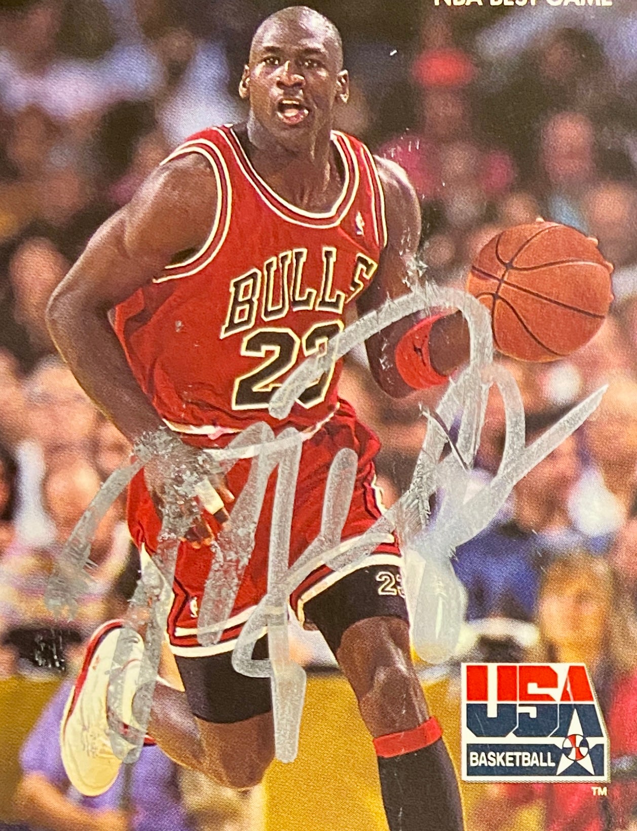 Michael Jordan Signed Card With COA (120949) (Bulls)