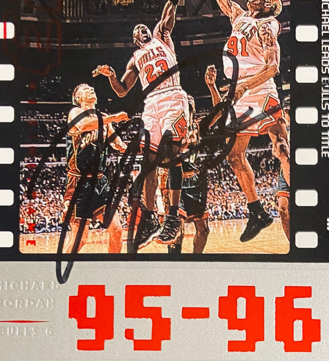 Michael Jordan Signed Card With COA (121024) (Bulls)