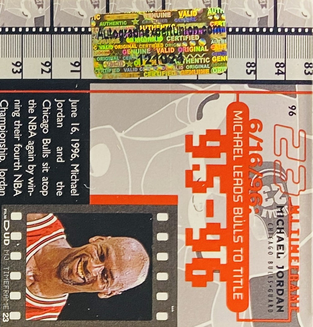 Michael Jordan Signed Card With COA (121024) (Bulls)