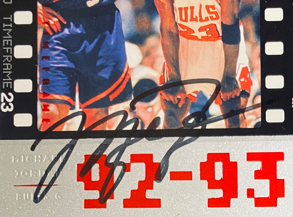 Michael Jordan Signed Card With COA (121037) (Bulls)