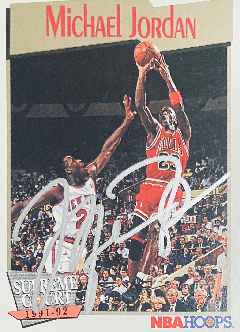 Michael Jordan Signed Card With COA (121076) (Bulls)