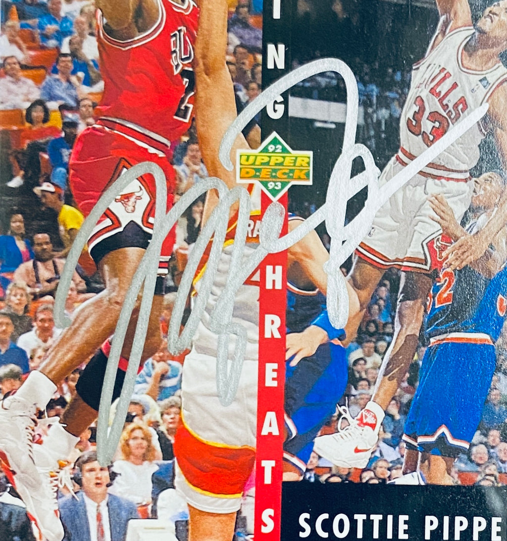 Michael Jordan Signed Card With COA (121077) (Bulls)