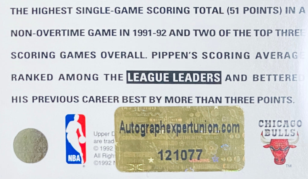 Michael Jordan Signed Card With COA (121077) (Bulls)