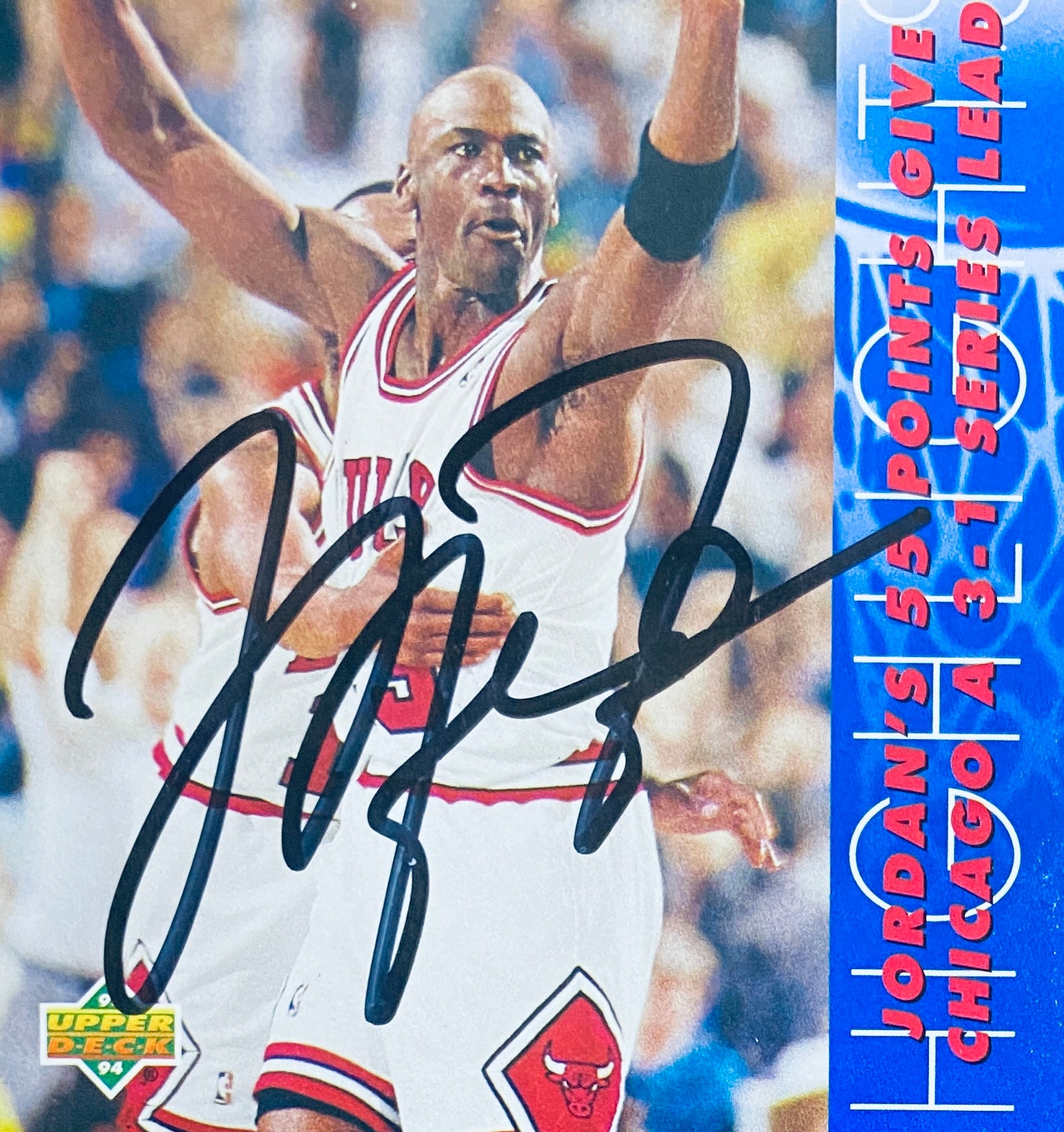 Michael Jordan Signed Card With COA (121080) (Bulls)