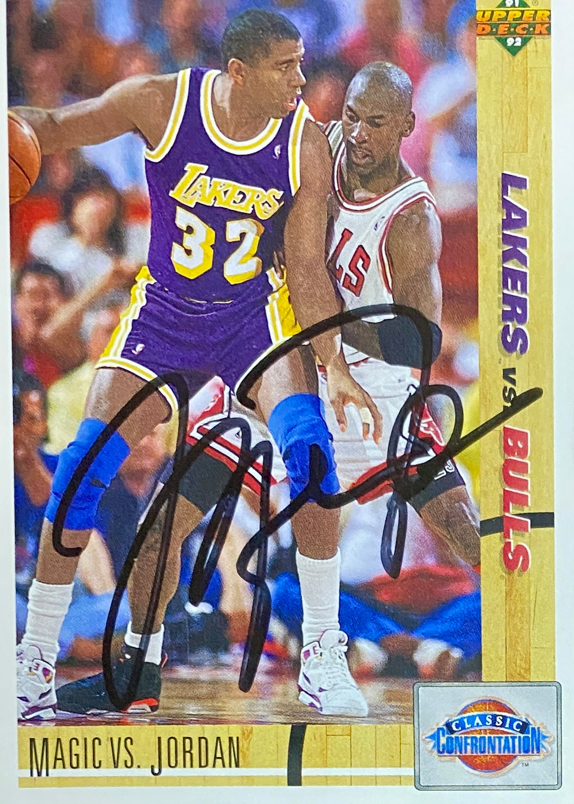 Michael Jordan Signed Card With COA (121118) (Bulls)