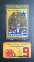 Michael Jordan Signed Card With COA (121196) (Bulls)