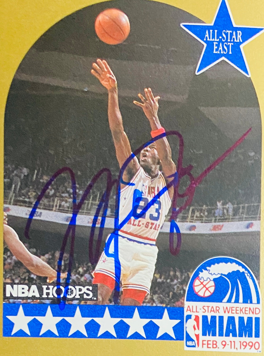 Michael Jordan Signed Card With COA (121196) (Bulls)