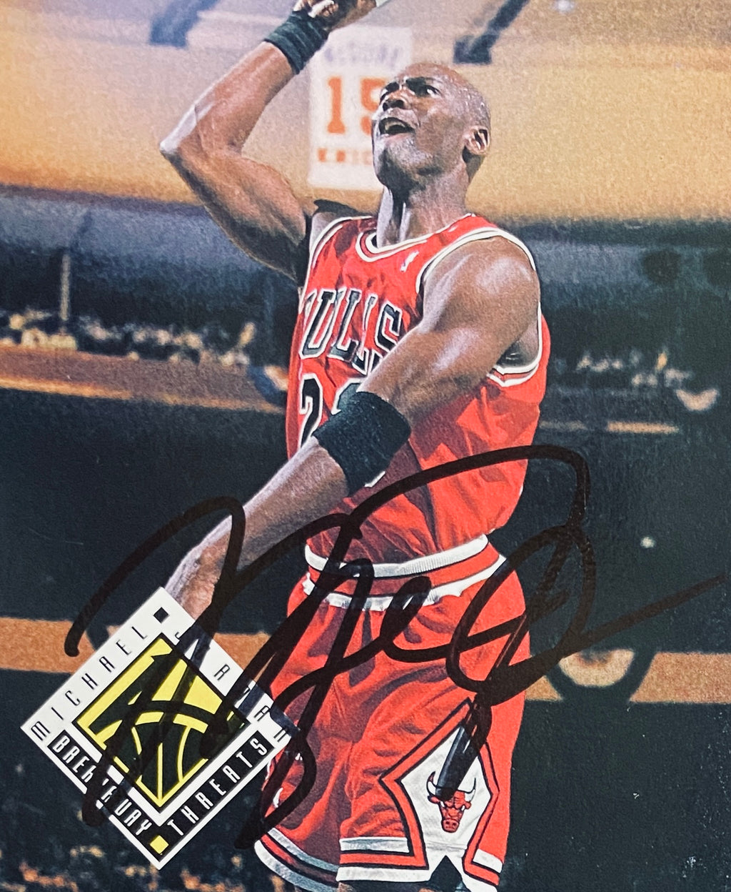 Michael Jordan Signed Card With COA (121234) (Bulls)