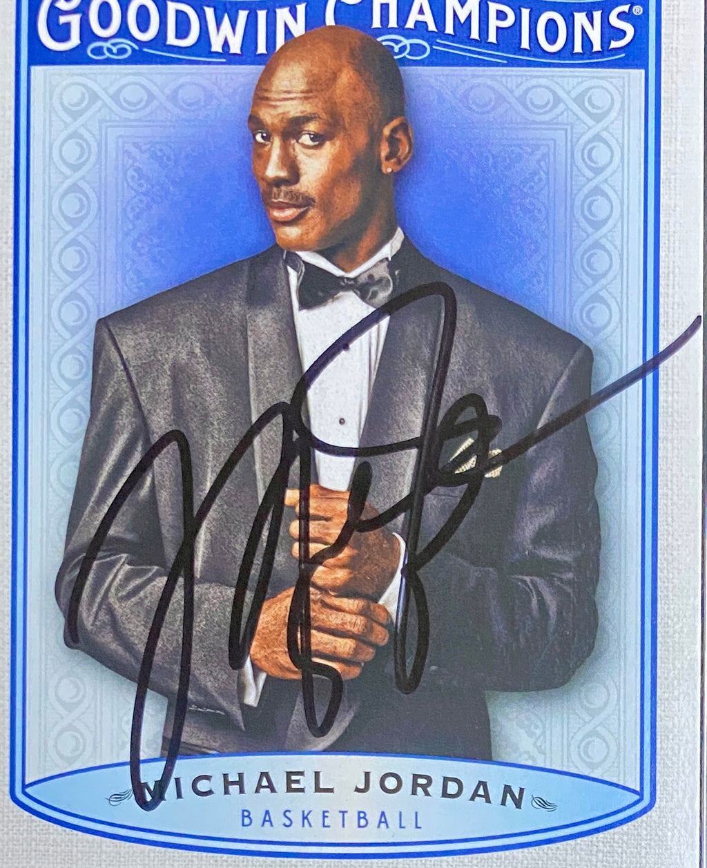 Michael Jordan Signed Card With COA (121236) (Bulls)
