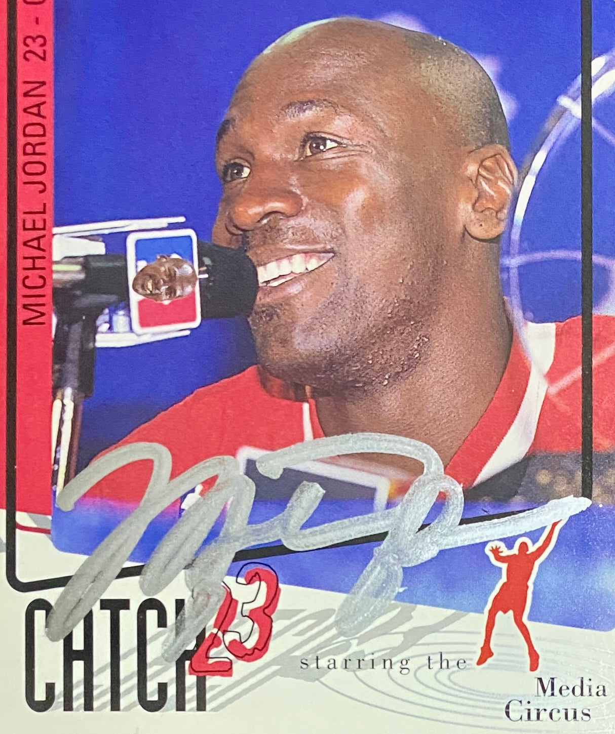 Michael Jordan Signed Card With COA (121238) (Bulls)