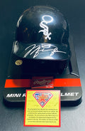Michael Jordan Signed Mini Helmet With COA (130634) (White Sox)
