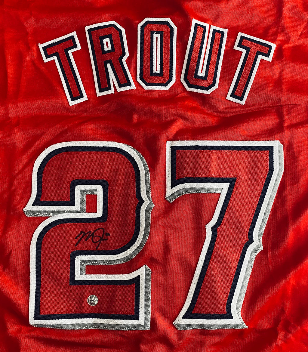 Mike Trout Signed Jersey With COA (PC485790) (Angels)