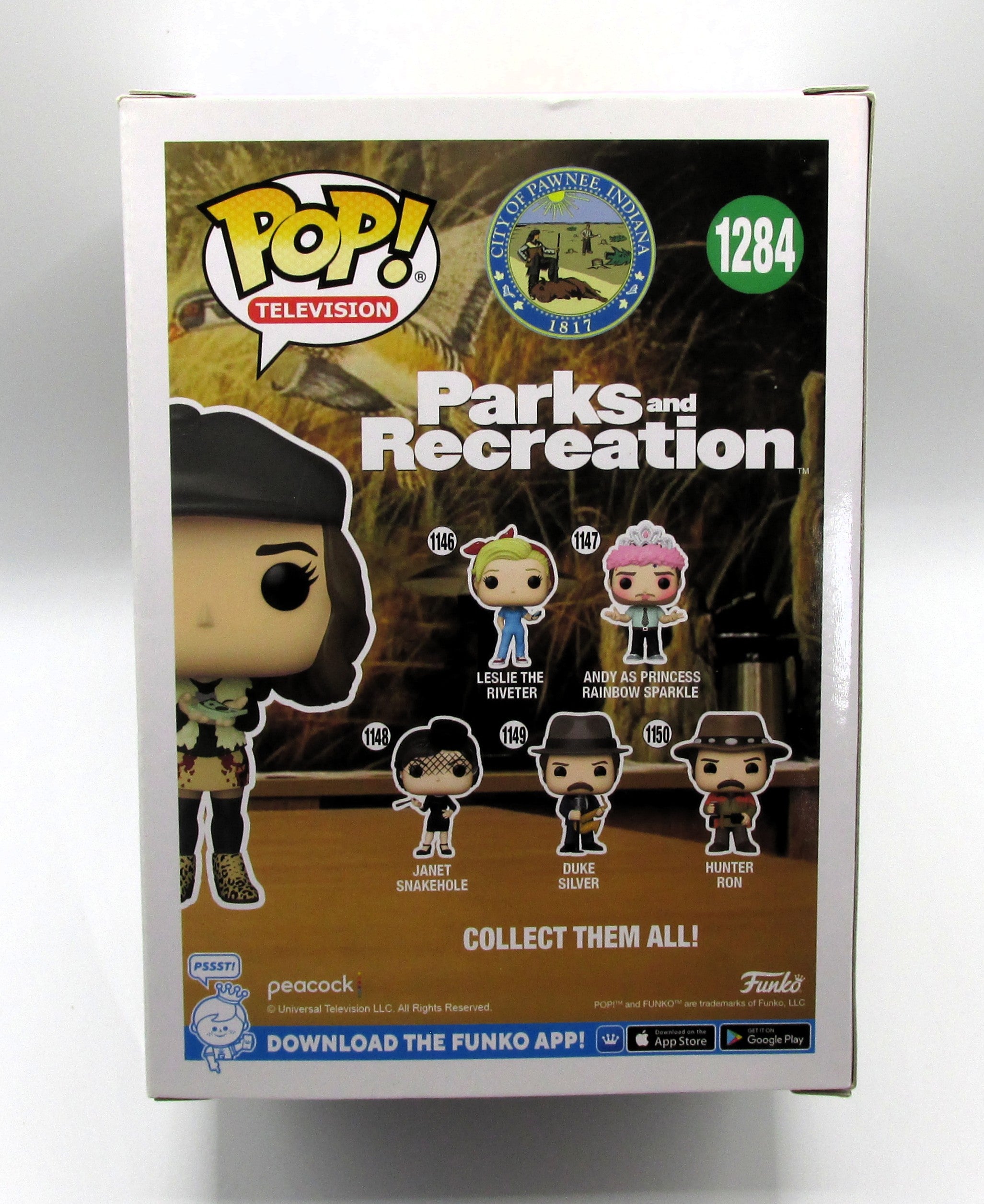Mona-Lisa Saperstein (Jenny Slate) Signed Funko In Case With COA (PC484115) (Parks & Rec)