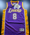 NWT - Adult Large Kobe Bryant Purple Jersey, Legend on Front, Mamba on Back