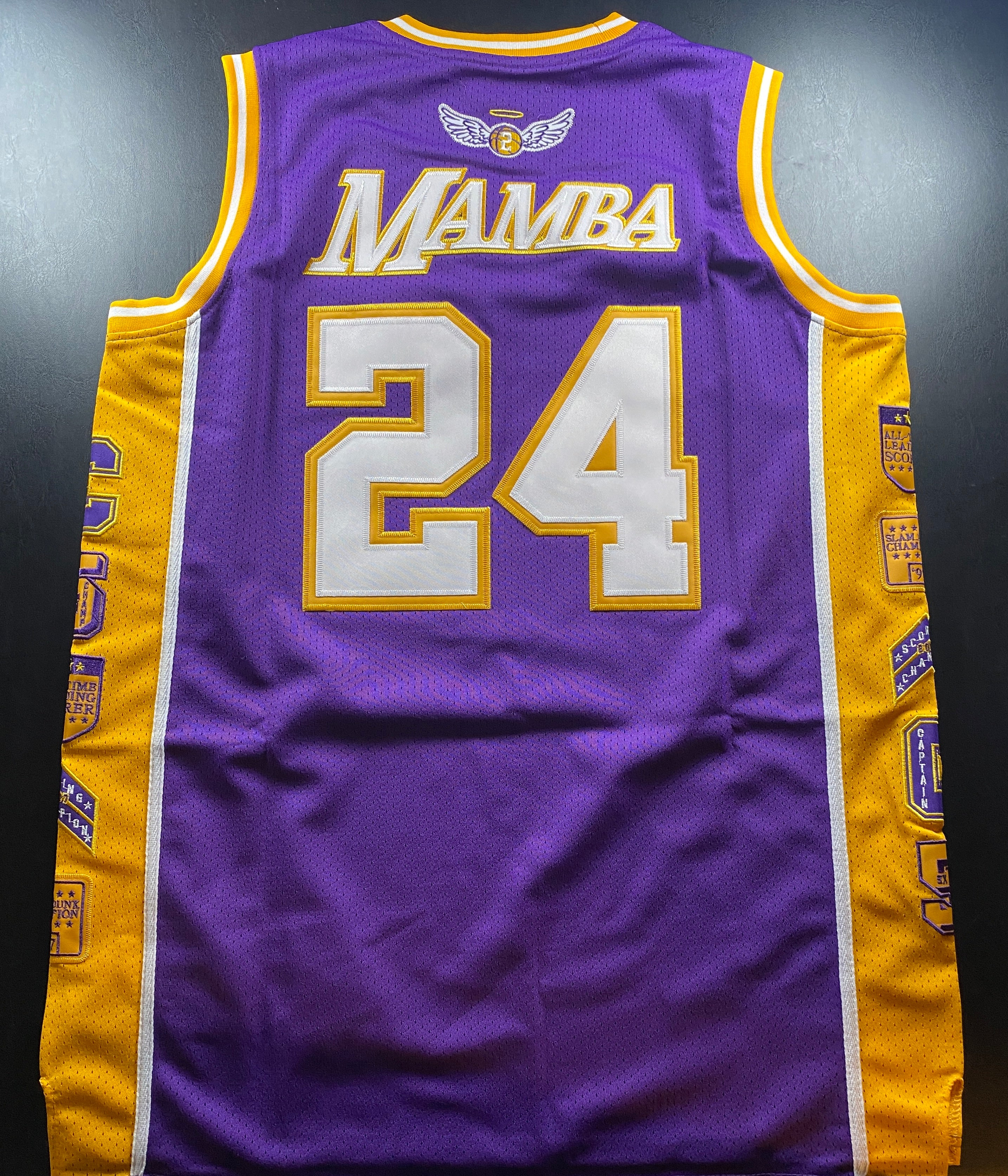 NWT - Adult Large Kobe Bryant Purple Jersey, Legend on Front, Mamba on Back
