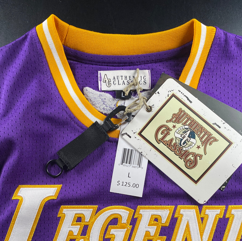 NWT - Adult Large Kobe Bryant Purple Jersey, Legend on Front, Mamba on Back