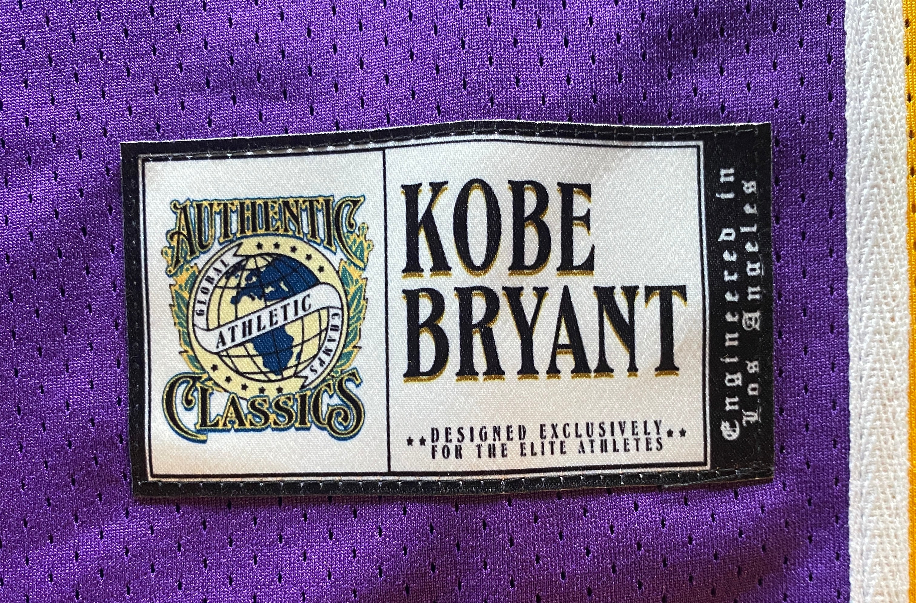 NWT - Adult Large Kobe Bryant Purple Jersey, Legend on Front, Mamba on Back