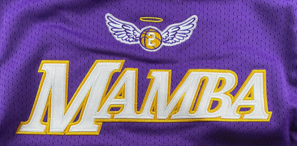 NWT - Adult Large Kobe Bryant Purple Jersey, Legend on Front, Mamba on Back