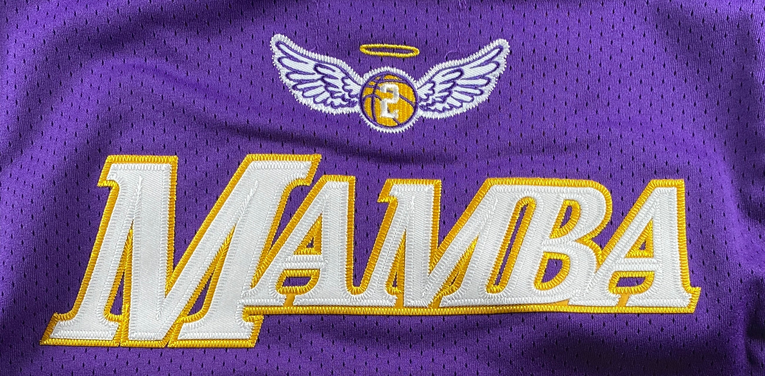 NWT - Adult Large Kobe Bryant Purple Jersey, Legend on Front, Mamba on Back