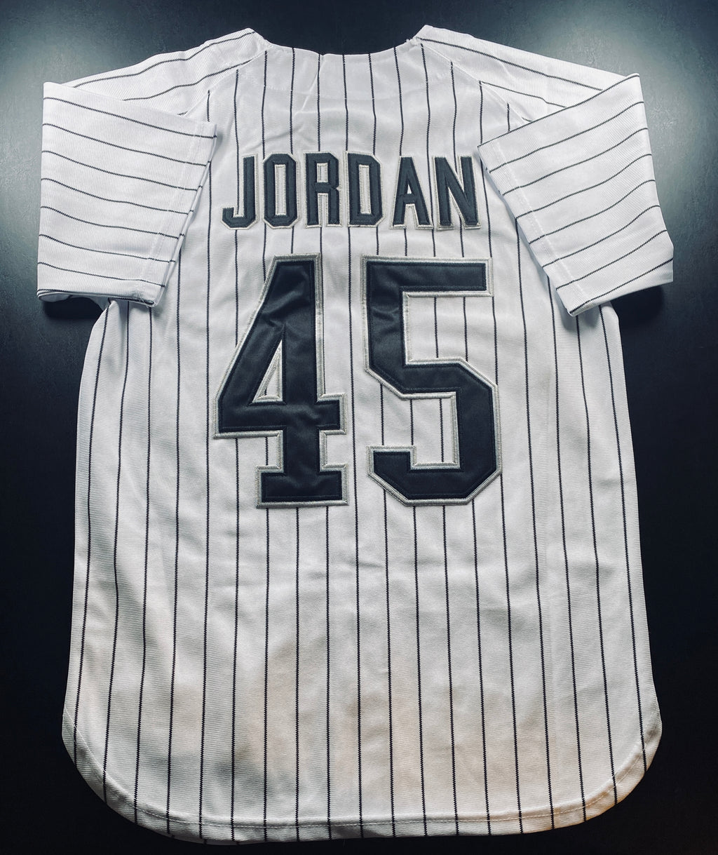NWT - Adult Small Michael Jordan Baseball Jersey (Barons, Bulls)