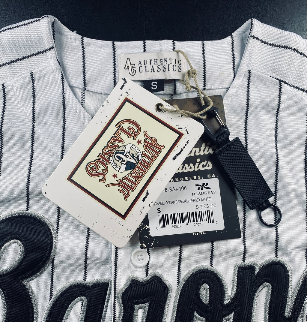 NWT - Adult Small Michael Jordan Baseball Jersey (Barons, Bulls)